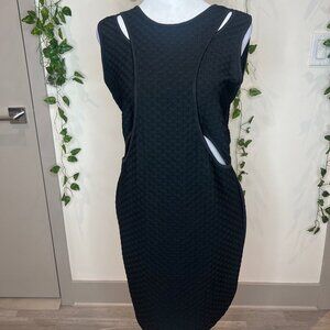 Topshop Cutout Black Dress Size 8